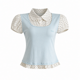 Darya Ruffle Layered Blouse