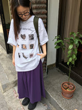ティチルキャットオーバーフィット半袖Tシャツ