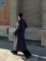 Solari Double-Breasted Long Coat (2 Colors)