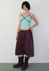 STUD LINE BERMUDA PANTS 