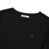 KIRSH PLAIN SLIM FIT T-SHIRT - BLACK    