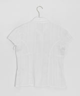 Anz Pure Cap Sleeve Semi-Crop Blouse