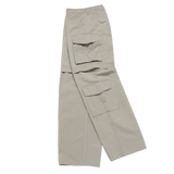 25SS ダメージウォッシュドワイドカーゴパンツ アイボリー