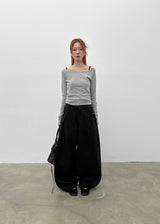 [MADE] Peacock Balloon Cotton Pants