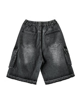 Faded Vintage Bermuda Cargo Denim