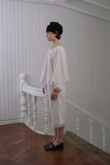 Pale lace blouse
