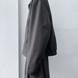 Pinstripe Zip Jacket