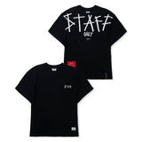 スタッフセミオーバーサイズTシャツ Black / Melange
