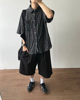 Temple Linen Bermuda Pants