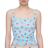 KITTEN CHECK SLEEVELESS
