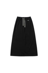 Jersey long skirt_black