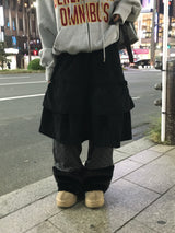 ハグコーデュロイフリルスカート (2c)