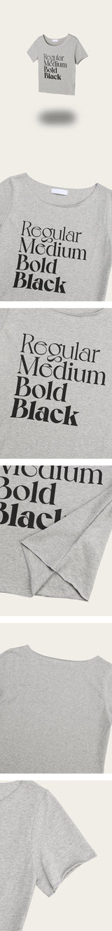 [S/S] Regular printing half t-shirts(3color)