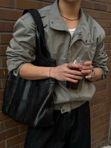 Dart shoulder blouson