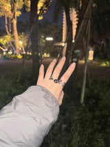 Big ball piercing ring