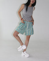 [UNISEX] Patterned Trinkled Short Shorts