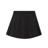 ラップフロントプリーツミニスカート