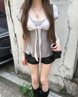 Dark cross shorts