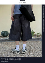 Haven Check Pocket Bermuda Denim Pants