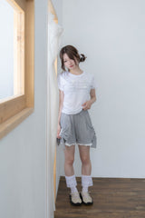 ビッグ リボン パンツ(gray)