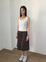 Flower Crewneck Camisole (3color)