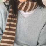 Corkin Vintage Stripe Knitted Scarf