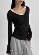 [MADE] Rulind V-neck Long-sleeved T-shirt (F/W ver.)