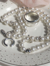 [Silver ver.] Emoji doodle piercing - 2 ball 6mm