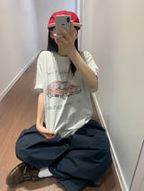 ミニカーオーバーフィットTシャツ (2color)