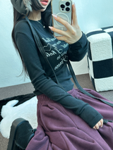 パラシュートツーピンタックバルーンロングワイドパンツ 🖤🩶💜🤎🩷5COLOR