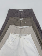 371 Pintuck Cotton Wide Pants