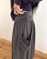 Laviel Pocket Pumpkin Midi Skirt