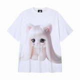 ドントクライエアロクールTシャツ - WHITE