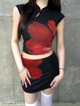 Red-flower set