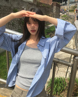 Linen Regular Checkered Shirt