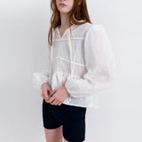 Puff Sleeve Blouse White