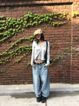 YWD STUDDED WALLET BELT (1color)