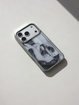 [MADE] Lucifer Epoxy Silver Bumper Case [iPhone/Galaxy]