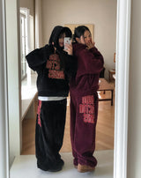 [Mink Brushed] Lotri Velvet Corduroy Crop Hoodie