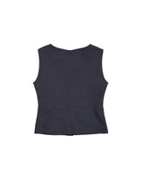 Button vest [Grey]