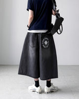 Able Lettering Bermuda Denim