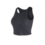 BLACK TAPE VOLUME BRA TOP - CHARCOAL NAVY