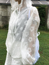 Airy Bloom Flower Zip-Up (3c)