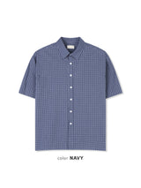 Sion Checked Half Shirt