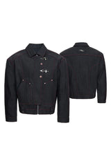 Okayama Raw Denim Bomber Jacket
