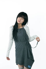studs layered onepiece(gray)