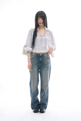 Kairo flare denim pants