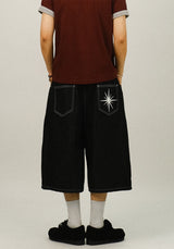 EN STAR Pocket Denim Bermuda Pants