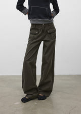 [MADE] Tappy Low-waisted Straight Cotton Pants