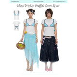 BETWEENAND “Pixel Bead” Summer White Cute and Playful Graffiti-Style Short-Sleeve T-Shirt, New Design